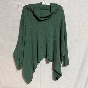 Free People FP Beach Split Back Cowl Neck Pullover XS Oversized